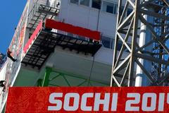 Soči 2014: skokanský můstek Russkije Gorki