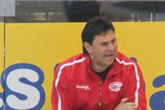 Slavia vs. Třinec, utkání hokejové extraligy (Vladimír Růžička)