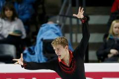 Michal Březina na mistrovství světa v krasobruslení 2013 (krátký program)