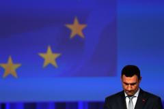 Vitalij Kličko na sjezdu Evropské lidové strany (EPP) v Dublinu.