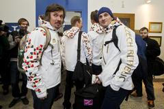 Jakub Janda a Ondřej Bank před odletem do Soči