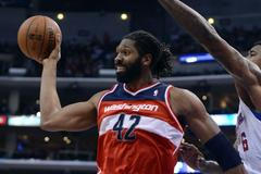 NBA: Washington Wizards at Los Angeles Clippers (Nene Hilario)