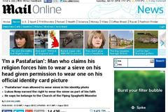 Český pastafarián Lukáš Nový