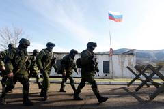 Ukrajina - Krym - Privolnoje - ruští vojáci - 5. 3. 2014