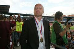 Sparťanské oslavy titulu v roce 2007: Michal Bílek