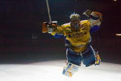 ELH, Zlín - Sparta: brankář Libor Kašík slaví vítězství