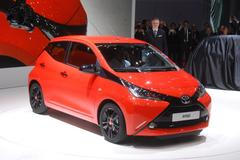 Tyota Aygo při premiéře na ženevském autosalonu