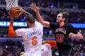 NBA: New York Knicks vs Chicago Bulls (Chandler a Joakim Noah)