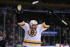 NHL: Boston Bruins at New York Rangers - Milan Lucic