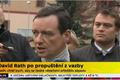 David Rath propuštěn z vazby - na mítinku s novináři v Hostivici