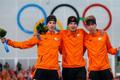 Soči 2014: hokej, 5000 m rychlobruslení: Jan Blokhuijsen, Sven Kramer a Jorrit Bergsma