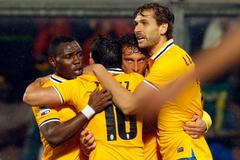 Juventus slaví gól proti Sassuolu