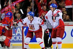 MS do 20 let: Česko - Rusko (Culek slaví svůj gól, radost)