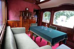 Salonní vůz Františka Ferdinanda v pražských Dejvicích