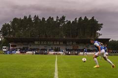 Stadion v Sezimově Ústí, kde hraje MAS Táborsko