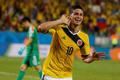 Kolumbijský fotbalista James Rodríguez na MS ve fotbale 2014