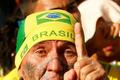 MS 2014, Brazílie-Chorvatsko: brazilský fanoušek