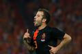 Rafael van der Vaart slaví gól v přípravném utkání na Euro 2012, Nizozemsko - Slovensko
