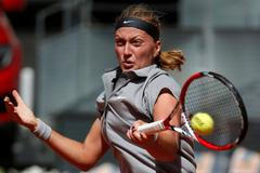 Petra Kvitová na turnaji v Madridu