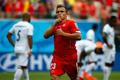 Švýcar Xerdan Shaqiri slaví branku na MS proti Hondurasu