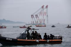 Jižní Korea - trajekt - nehoda