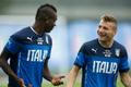 Immobile a Balotelli při tréninku na MS ve fotbale 2014