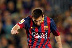 Messi v utkání s Bilbaem