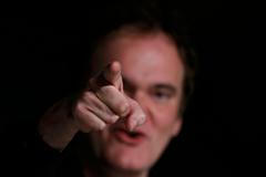 Director Quentin Tarantino attends a news conference during the 67th Cannes Film Festival in Cannes
