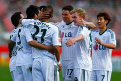 Radost hráčů Leverkusenu