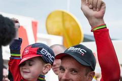 Philip Gilbert slaví triumf v Amstelu