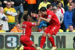 Góly ze zápasu Norwich Liverpool