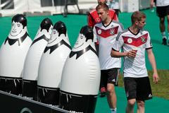 Lars Bender na tréninku německé reprezentace