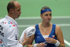 Fed Cup, Česko - Austrálie: Petr Pála a Petra Kvitová