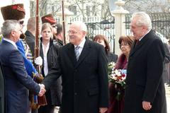 Zeman na návštěvě Slovenska