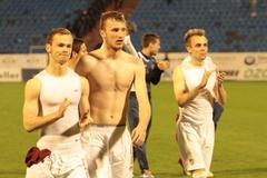 GL: Baník - Sparta: děkovačka Baníku