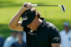 Phil Mickelson na golfovém Masters 2014