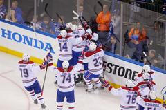 NHL: Radost hráčů Montrealu z vítězného gólu