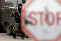 Ukrajina - Kramatorsk - ozbrojenci - separatisté