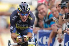 Roman Kreuziger na trati časovky - 17. etapy Tour de France 2013