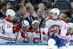 NHL: Montreal Canadiens at Tampa Bay Lightning (Plekanec a Therrien)