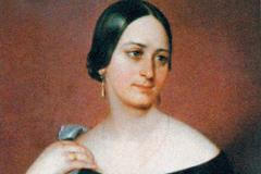 Božena Němcová na obraze Josefa Hellicha