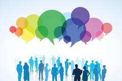 Mluva - řeč - hovor - komunikace - jazyk - chaos - rozhovor