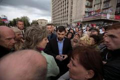 Představitel proruských vzbouřenců Denis Pušilin