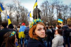 Proukrajinské shromáždění - Luhansk - 15. dubna 2014