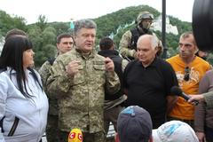 Ukrajina - Porošenko - Svjatogorsk