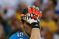 Spain's Iker Casillas reacts after Chile's second goal during their 2014 World Cup Group B soccer match at the Maracana stadium in Rio de Janeiro