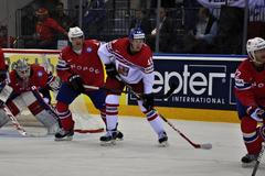 MS 2014, Česko - Norsko: Tomáš Hertl - Henrik Odegaard