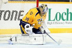 NHL: Boston Bruins vs Nashville Predators (Mazanec)