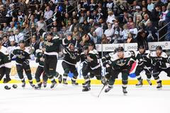 AHL: hráči Texas Stars slaví vítězství v Calder Cupu