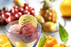 Ovocná zmrzlina